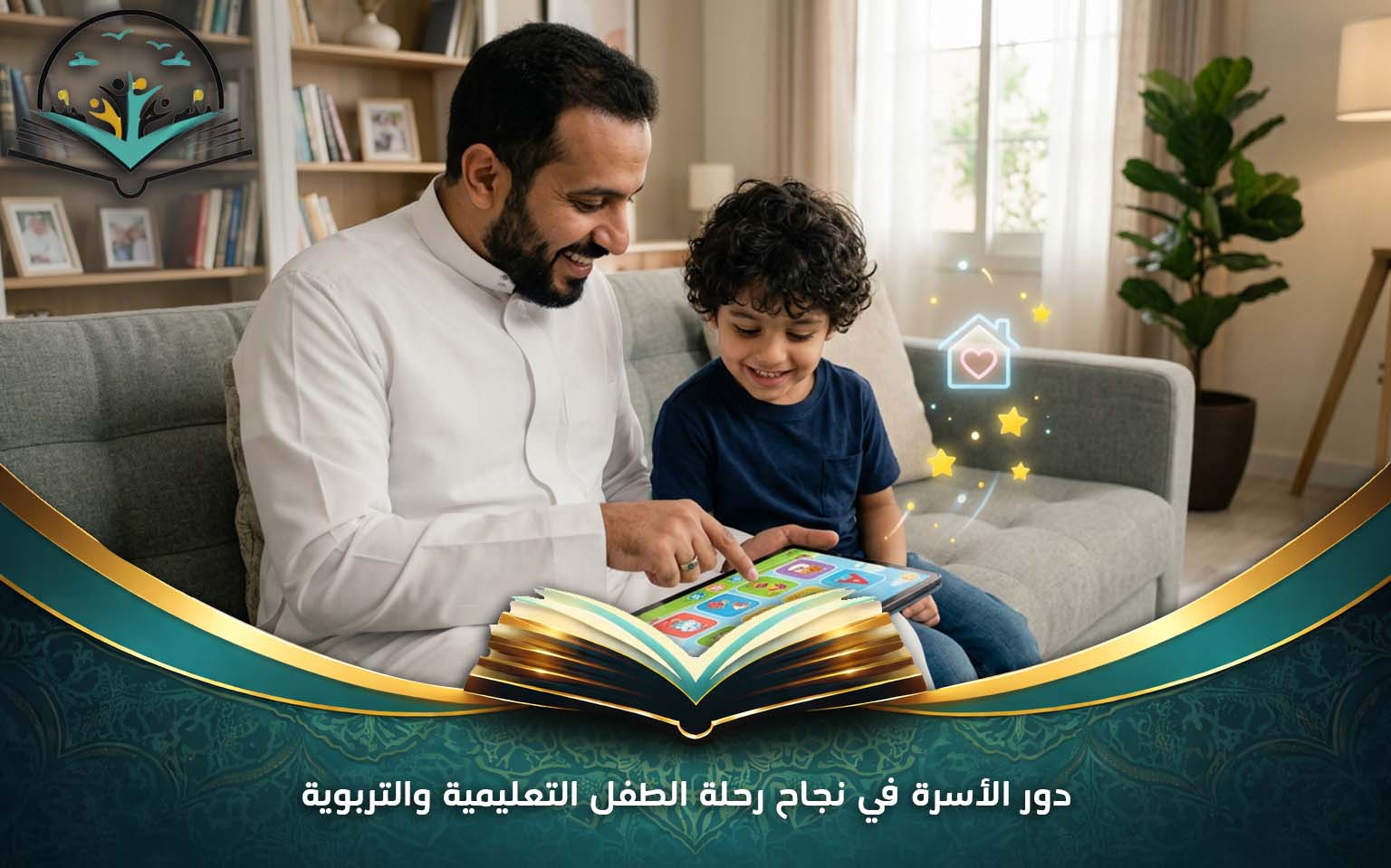 دور الأسرة في نجاح رحلة الطفل التعليمية والتربوية